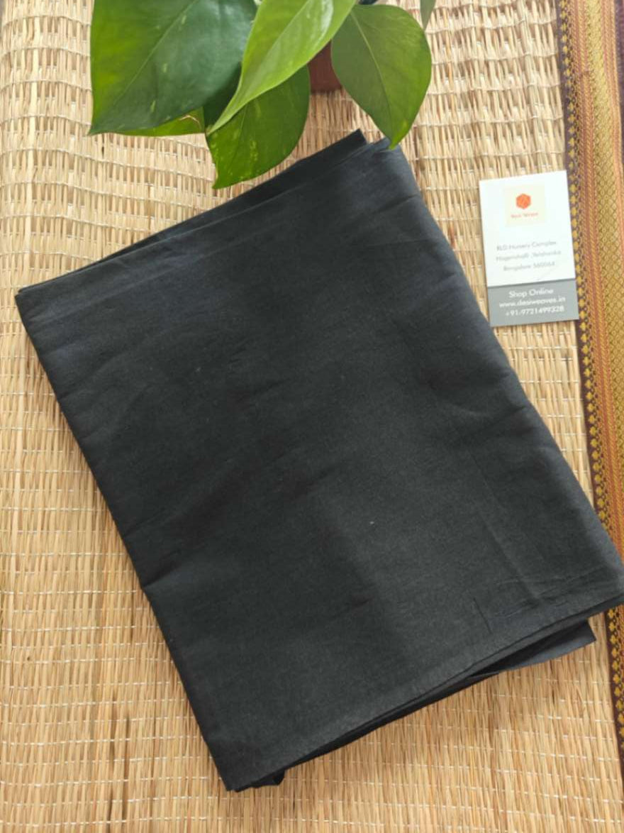 black cotton blouse online - desi weaves
