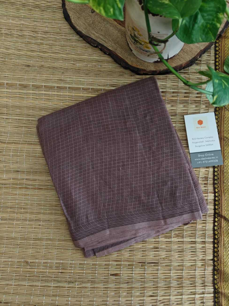 cotton kota doria dupatta - Desi Weaves
