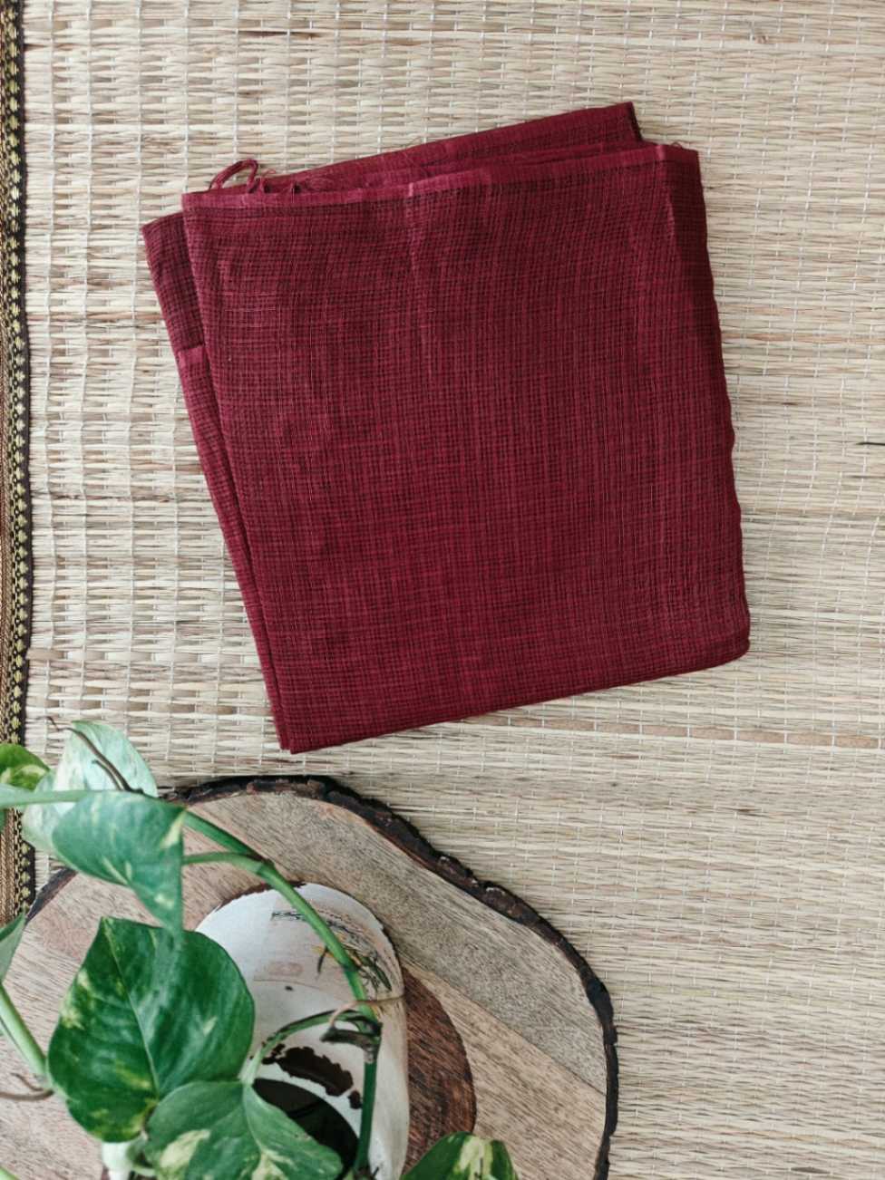 cotton kota doria dupatta - Desi Weaves
