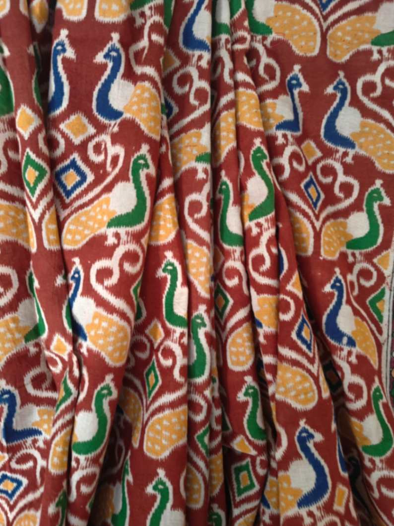 Cotton kalamkari Saree online - Desi Weaves