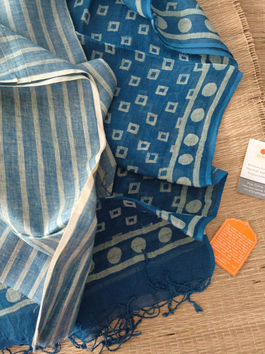 Linen Suit Sets Online - Desi Weaves