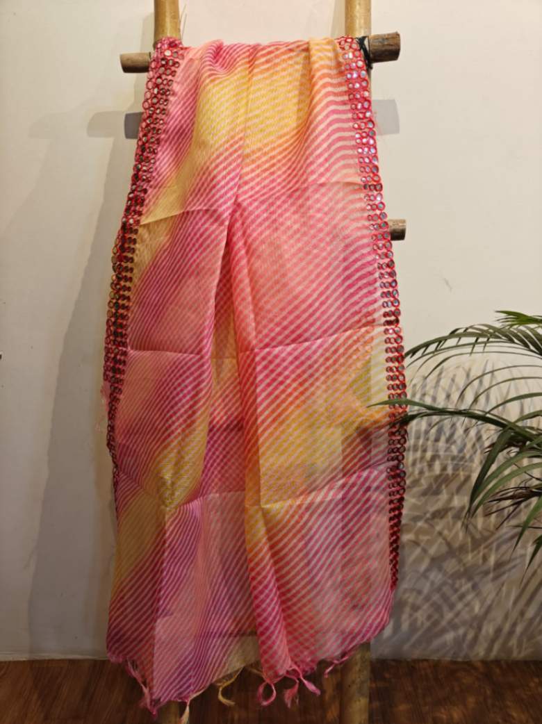 kota silk dupatta online - Desi Weaves