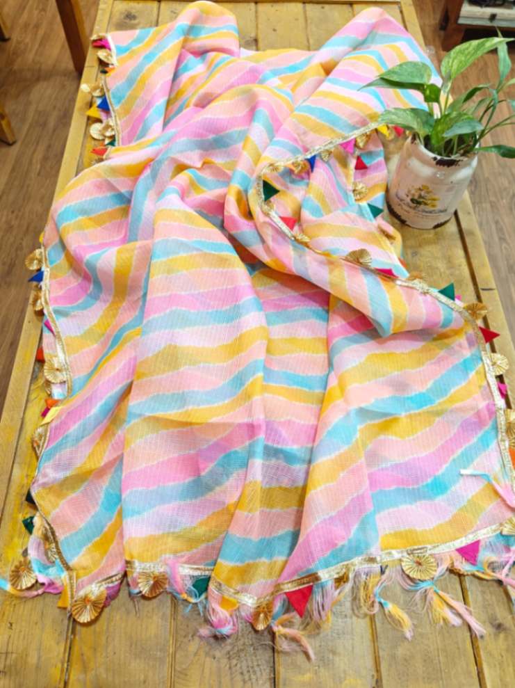 kota silk dupatta online - Desi Weaves