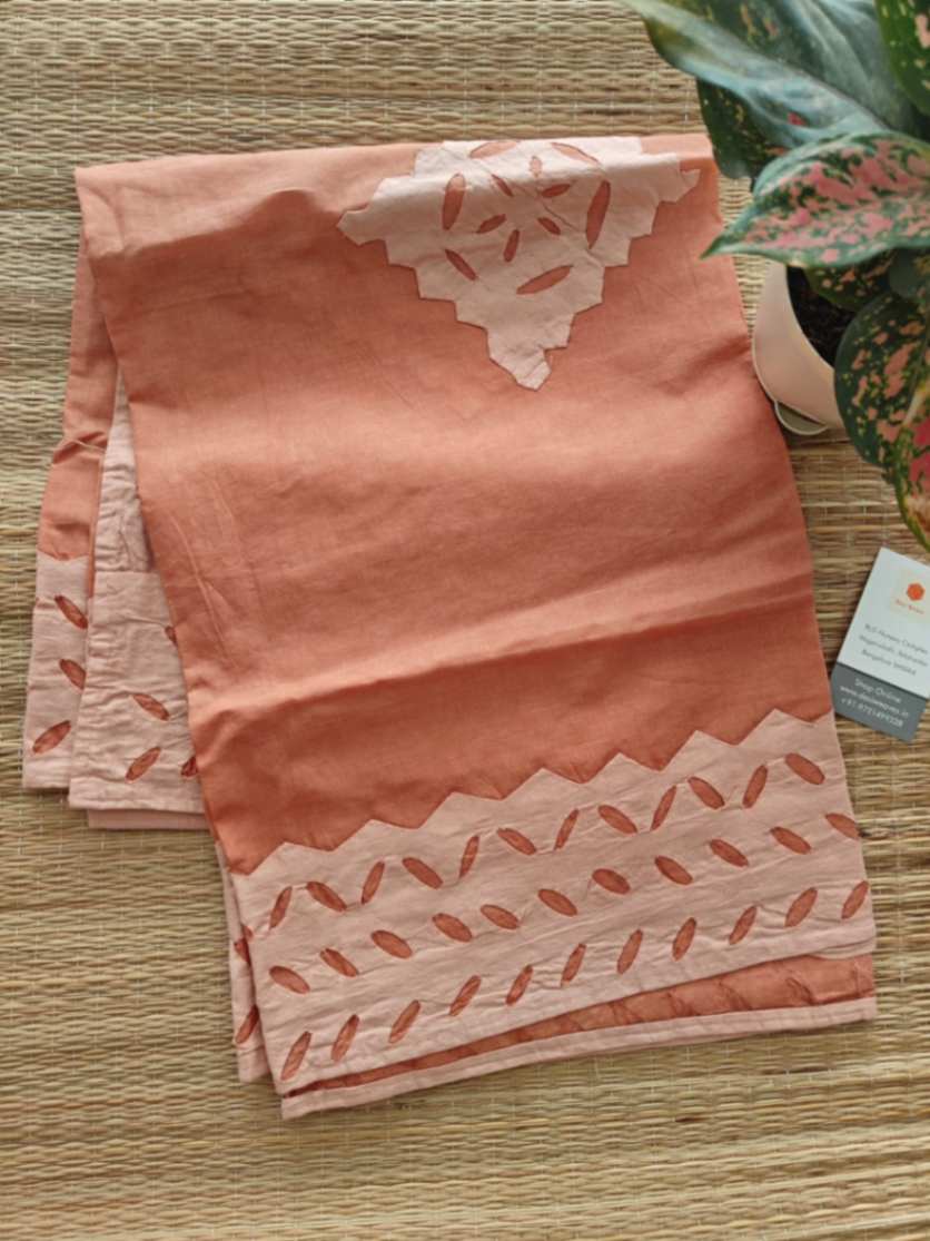 Applique Stitch Cotton Dupatta