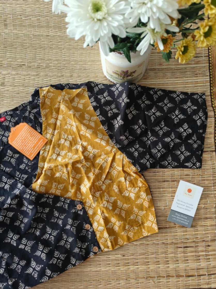 Mango Tree Block Printed Cotton Blouse