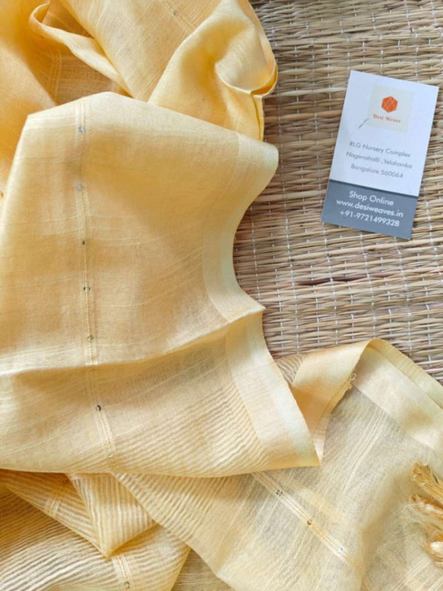 tussar silk dupatta - desi weaves