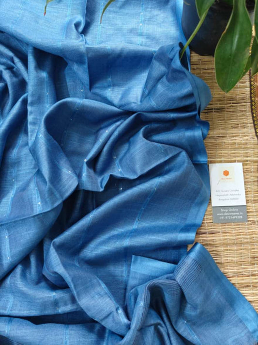 tussar silk dupatta - desi weaves