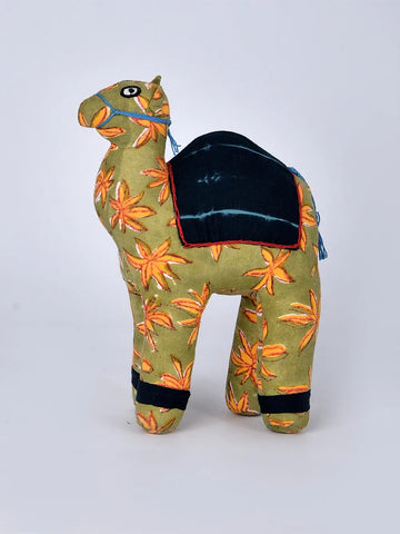 Camel Hand Dyed Hand Block Printed Cotton Toy