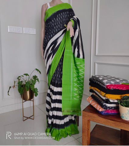 Ikkat  cotton saree online by desi weave India