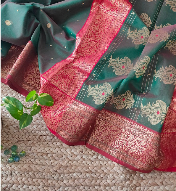 Handloom Chanderi Silk Saree Online