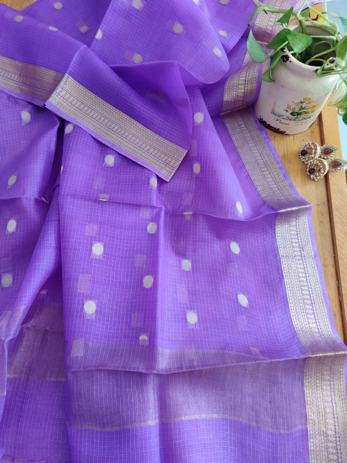 Kota Silk Dupatta Set - Desi Weaves