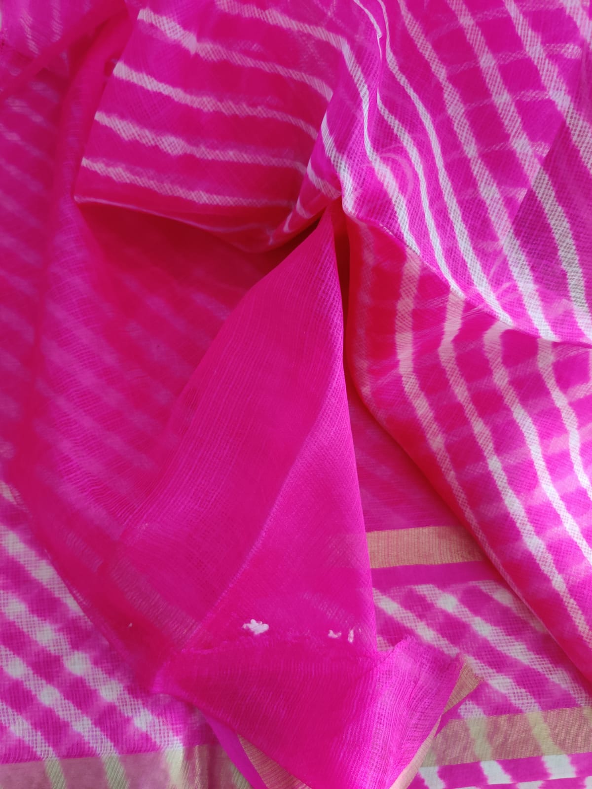 Pink  Kota Silk Saree Online - Desi Weave