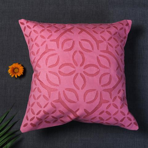 Applique work cushion covers