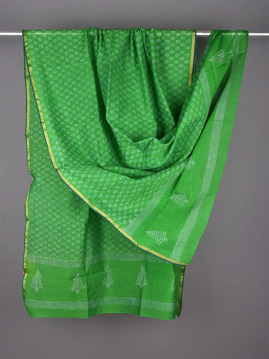 Chanderi Silk Dupatta - Desi Weaves