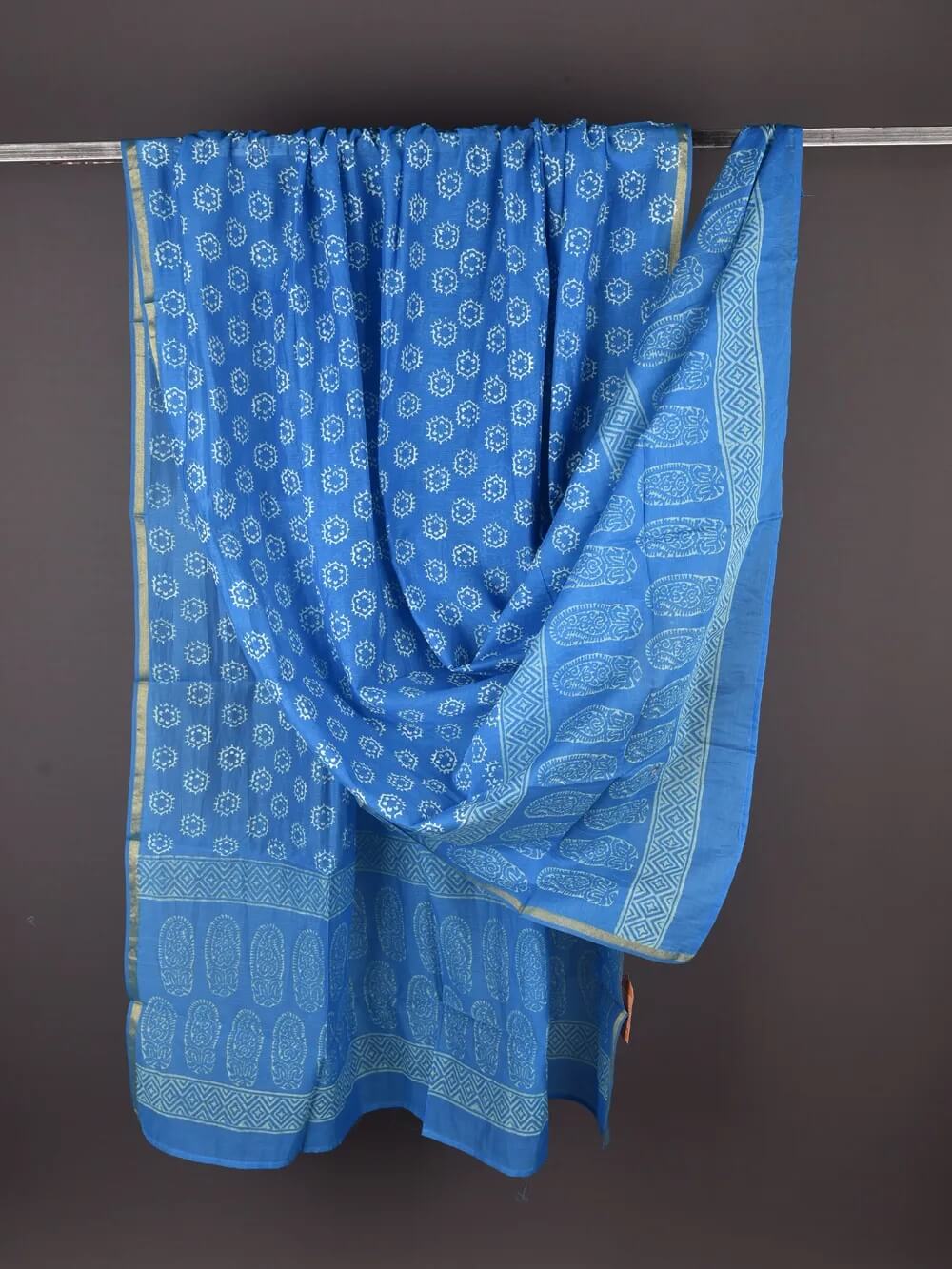 Chanderi Silk Dupatta - Desi Weaves