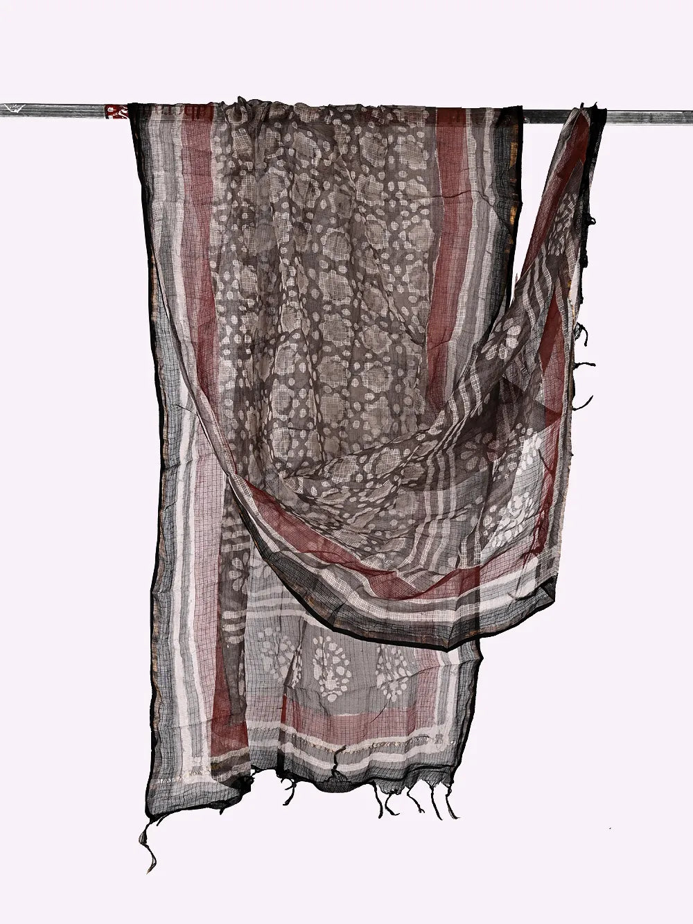 Pure Kota Doria Dupatta - Desi Weaves