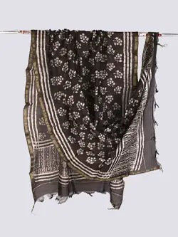 chanderi silk dupatta online - Desi Weaves