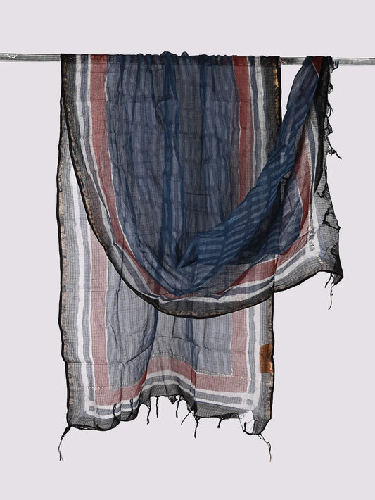 Indigo blue kota doria dupatta