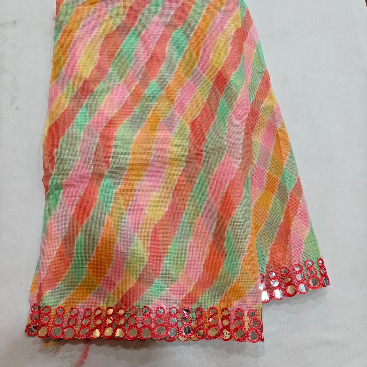 kota silk dupatta - desi weaves