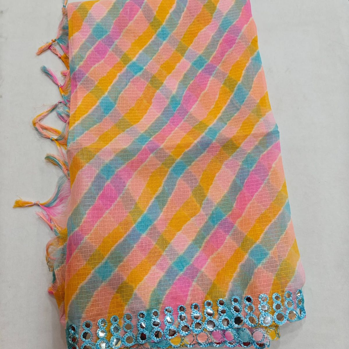 kota silk dupatta - desi weaves