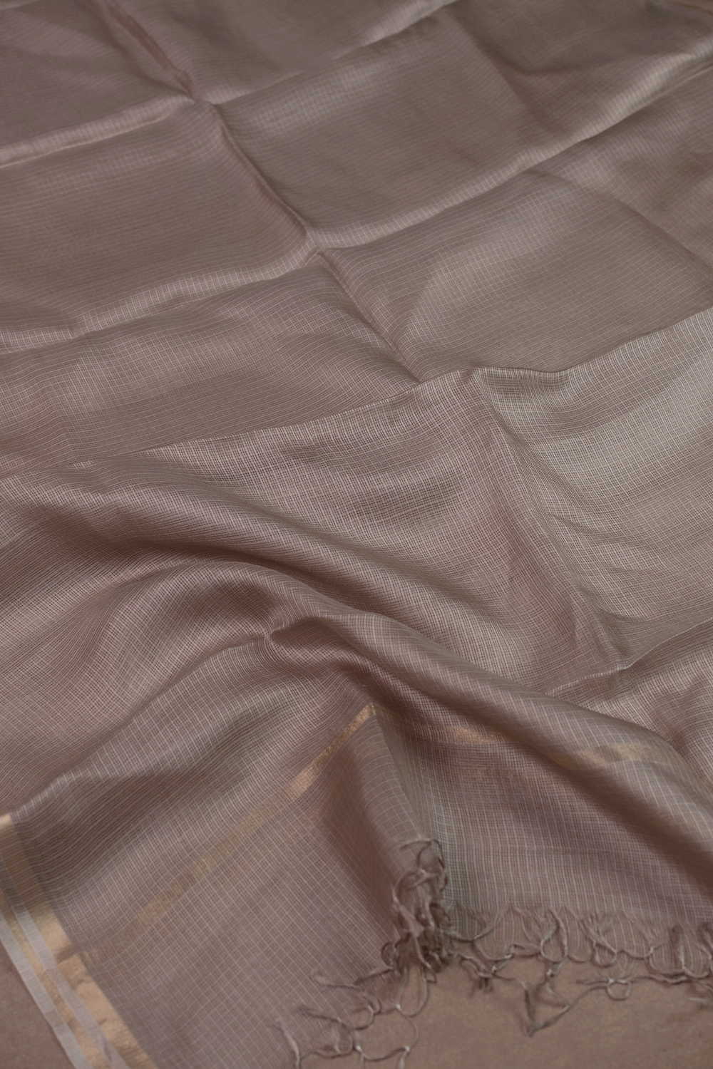 brown kota silk dupatta