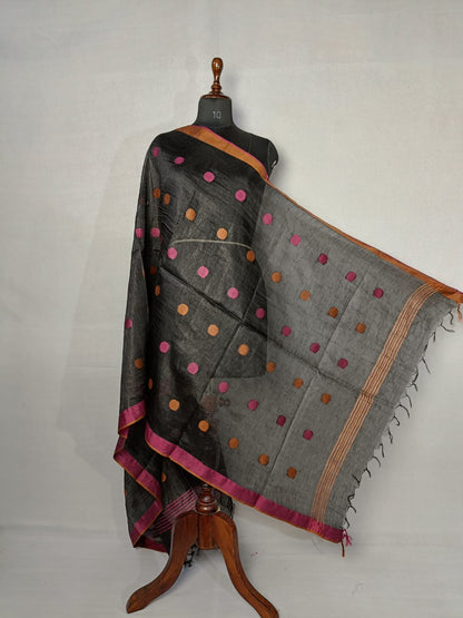 Mayura Handwoven Pure Linen Dupatta