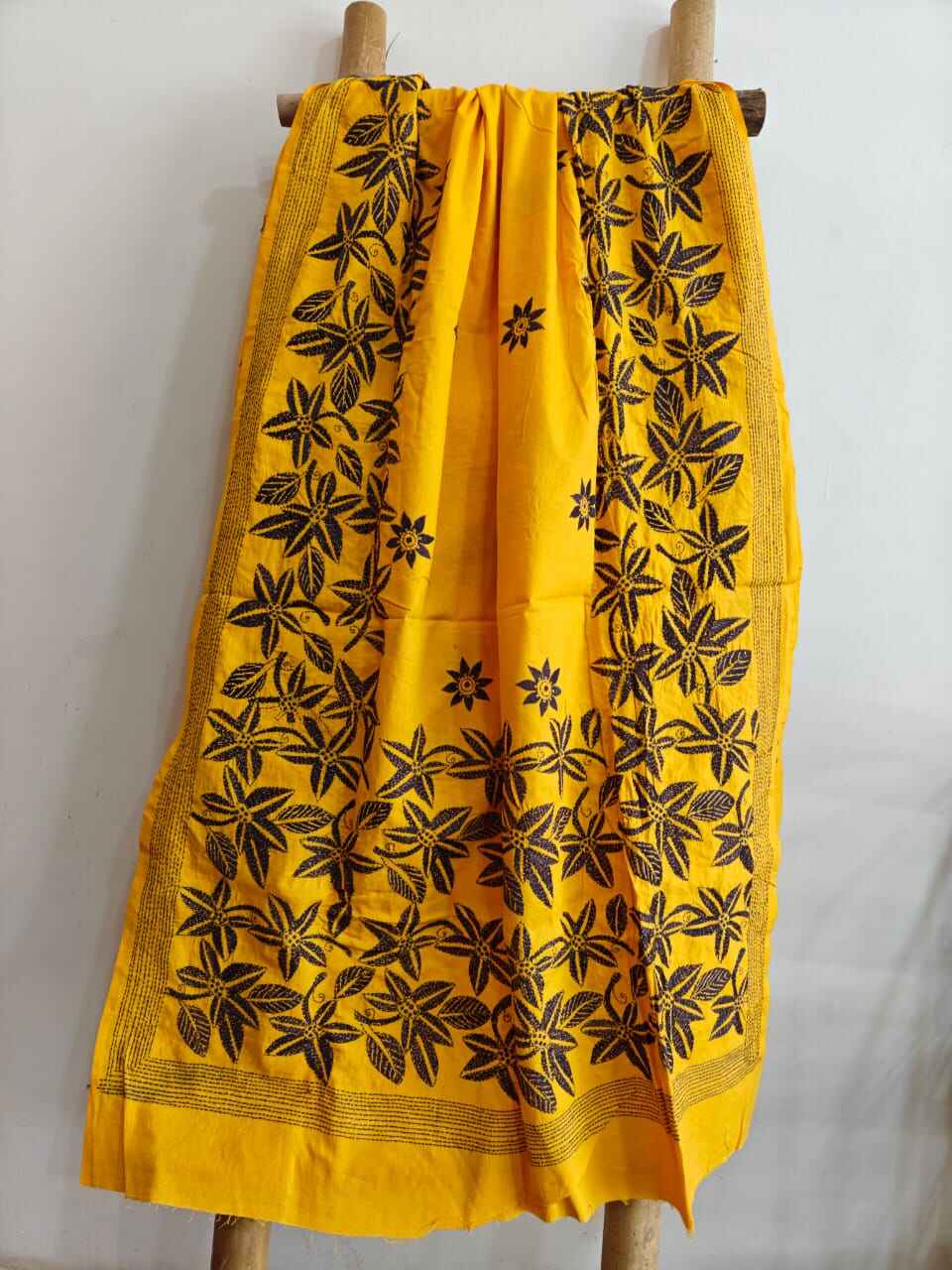 Kantha Cotton Dupatta - Desi Weaves