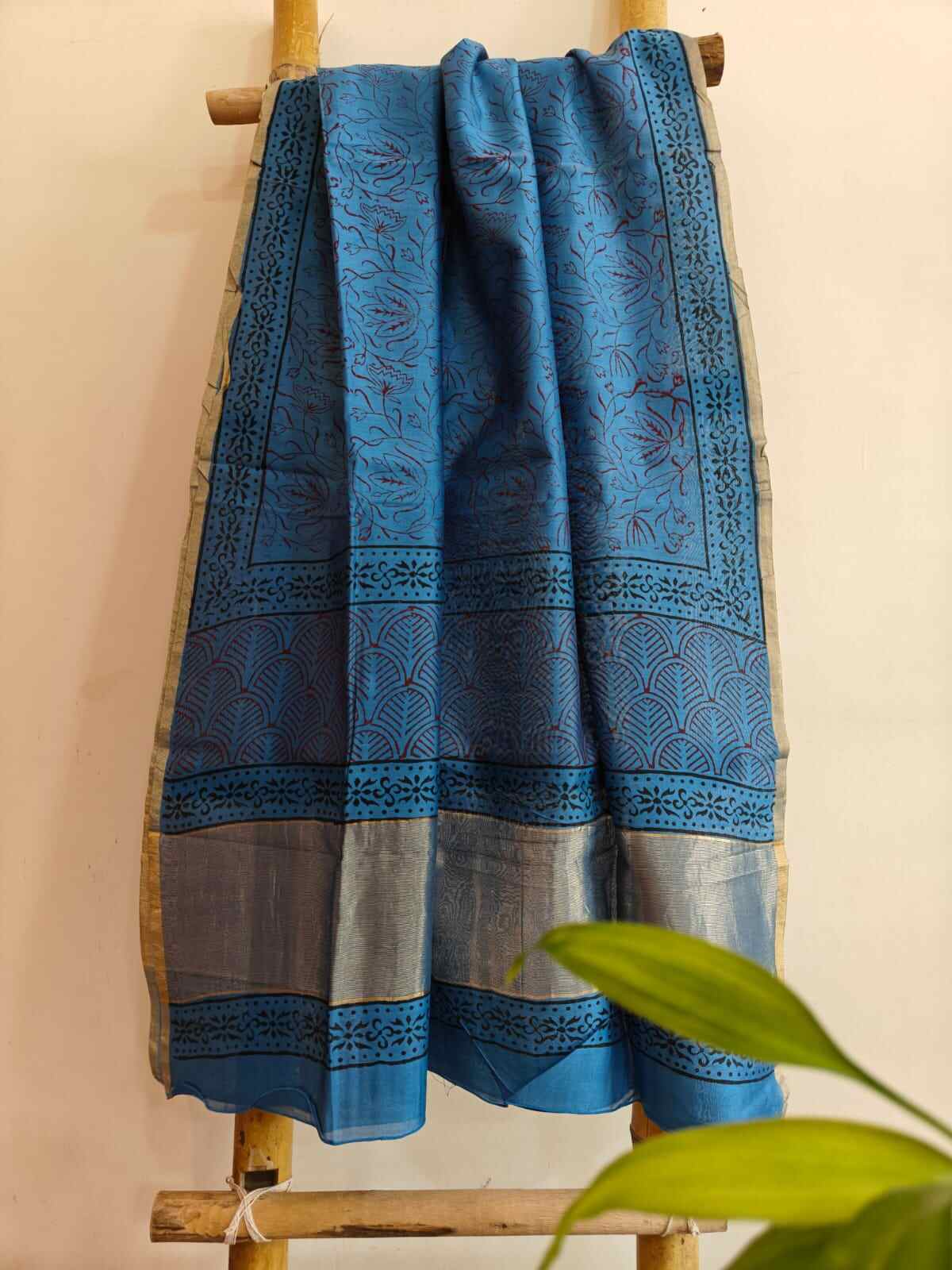 chanderi silk dupatta online - Desi Weaves