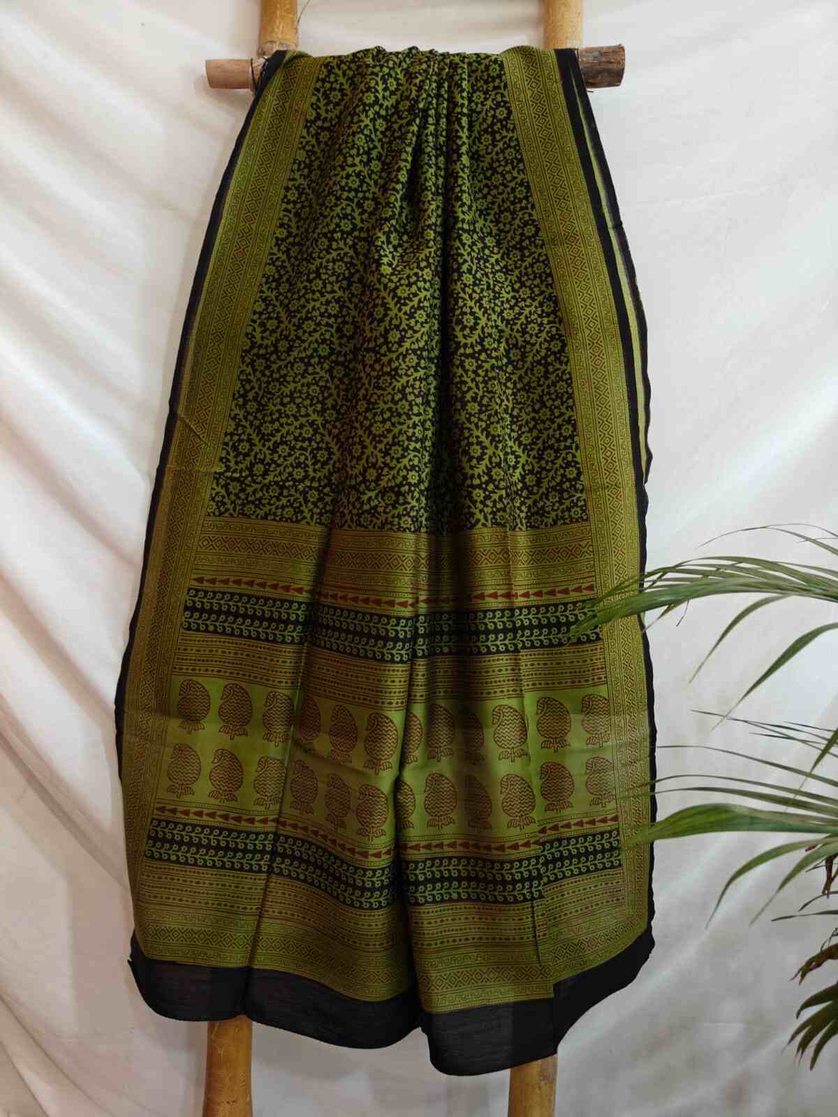 chanderi silk dupatta online - Desi Weaves