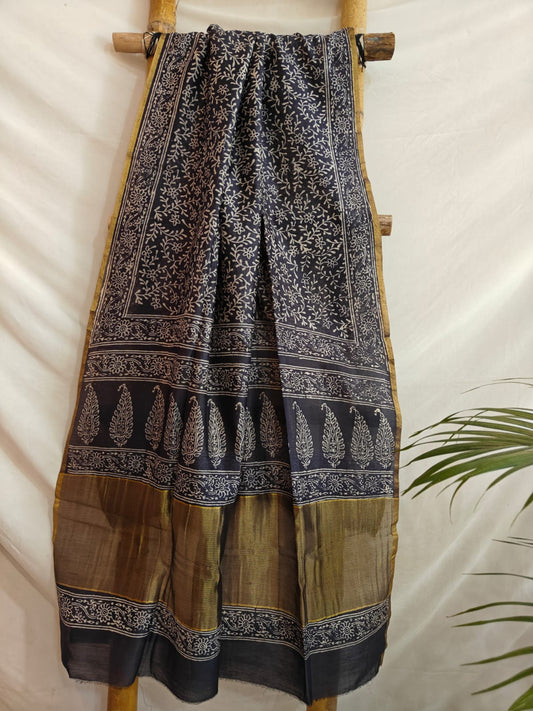 chanderi silk dupatta online - Desi Weaves