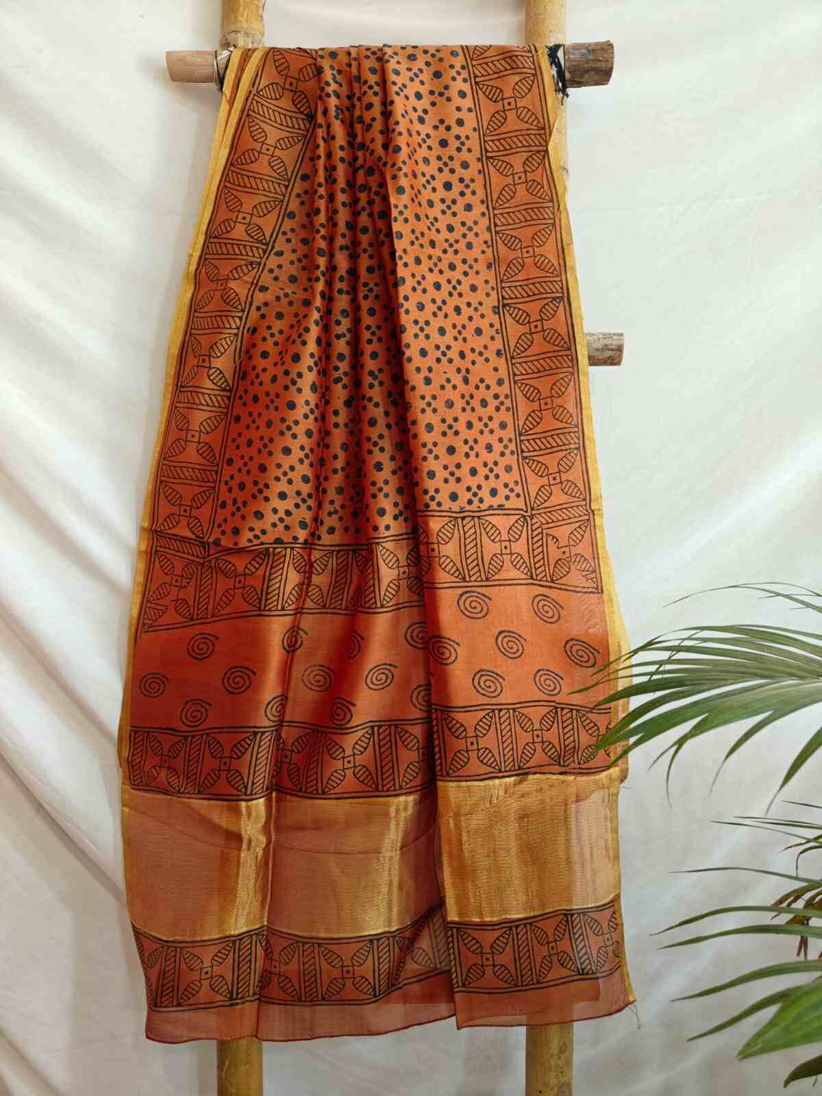 chanderi silk dupatta online - Desi Weaves