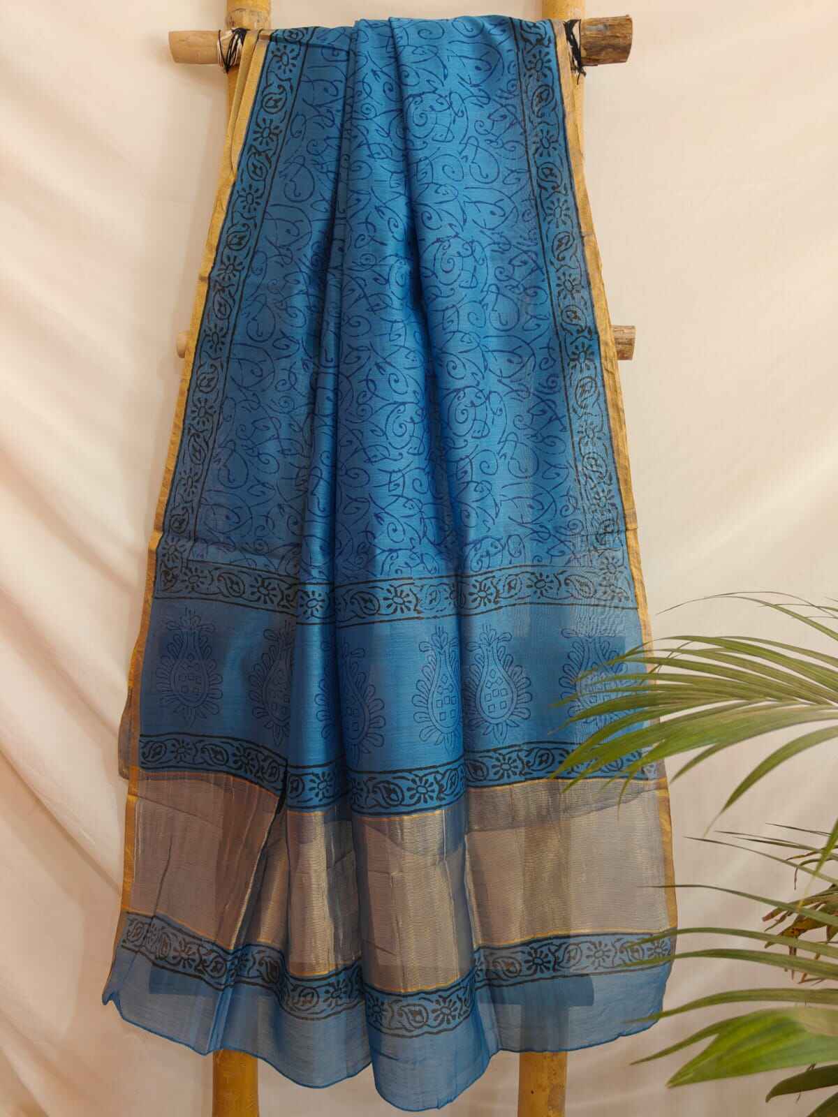 chanderi silk dupatta online - Desi Weaves