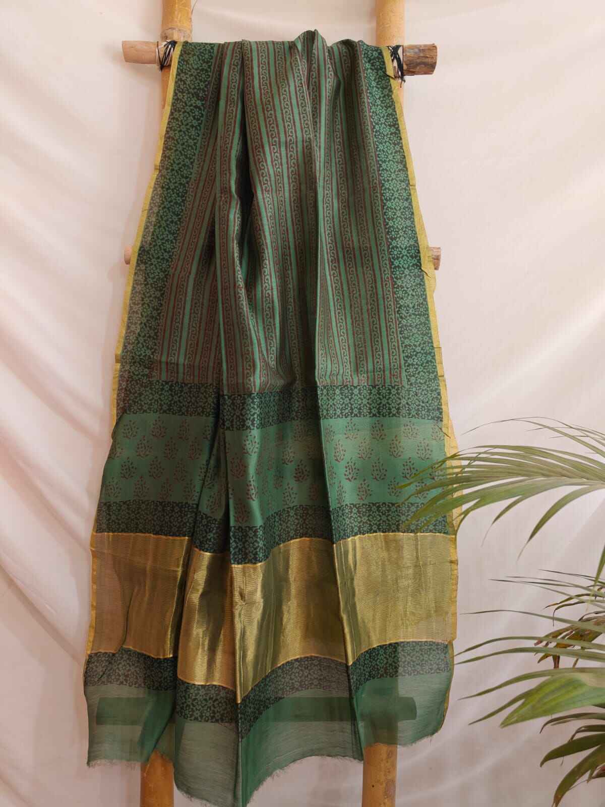 chanderi silk dupatta online - Desi Weaves