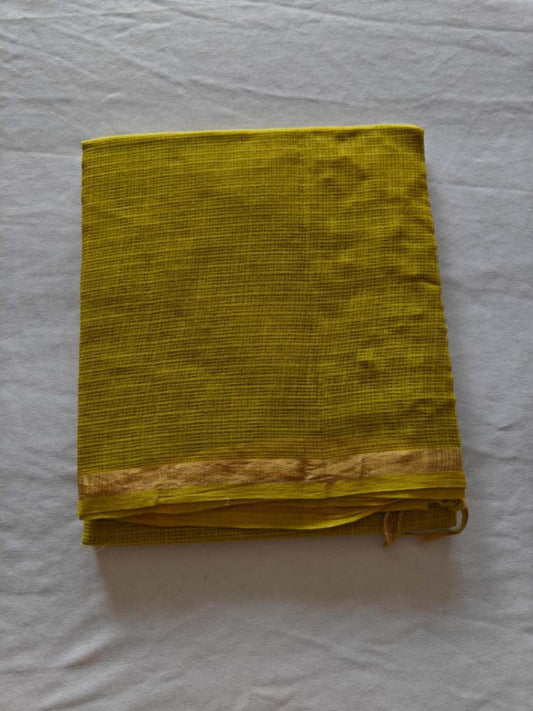 Lime Green Pure Cotton Kota Doria Dupatta