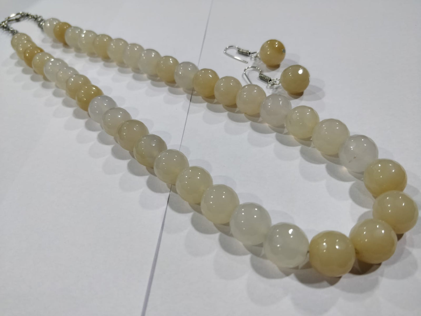 Agate Beads Semi Precious Necklace