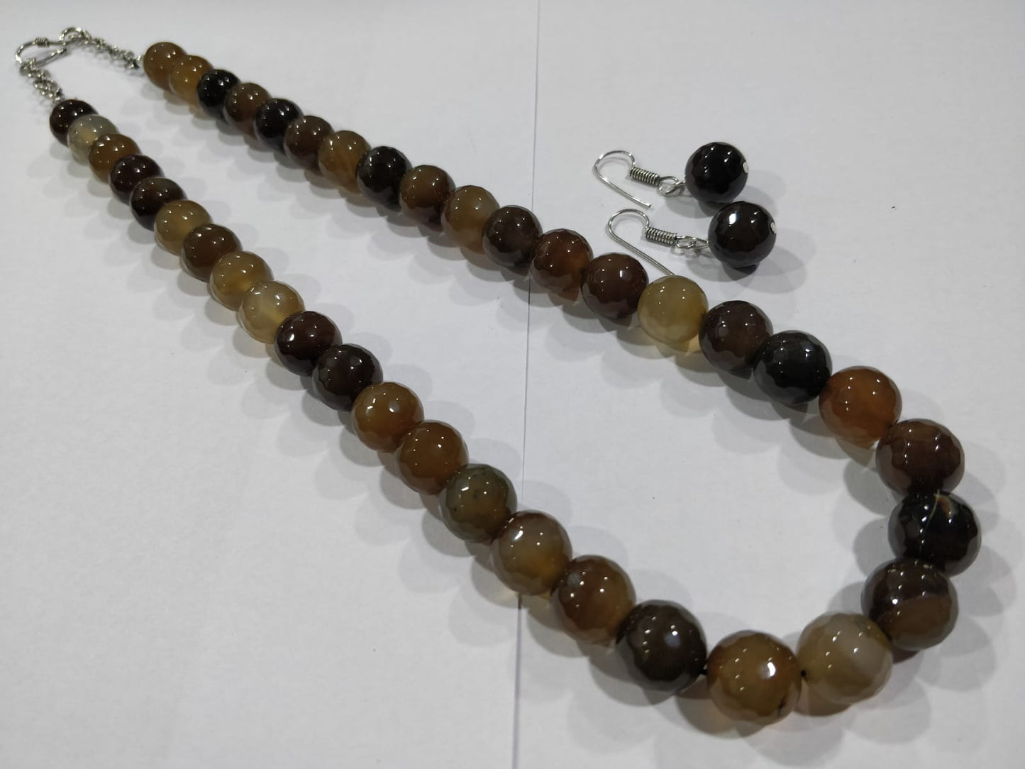 Agate Beads Semi Precious Necklace