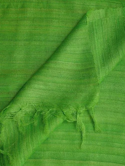 Raaga Handloom Woven Pure Tussar Silk Dupatta