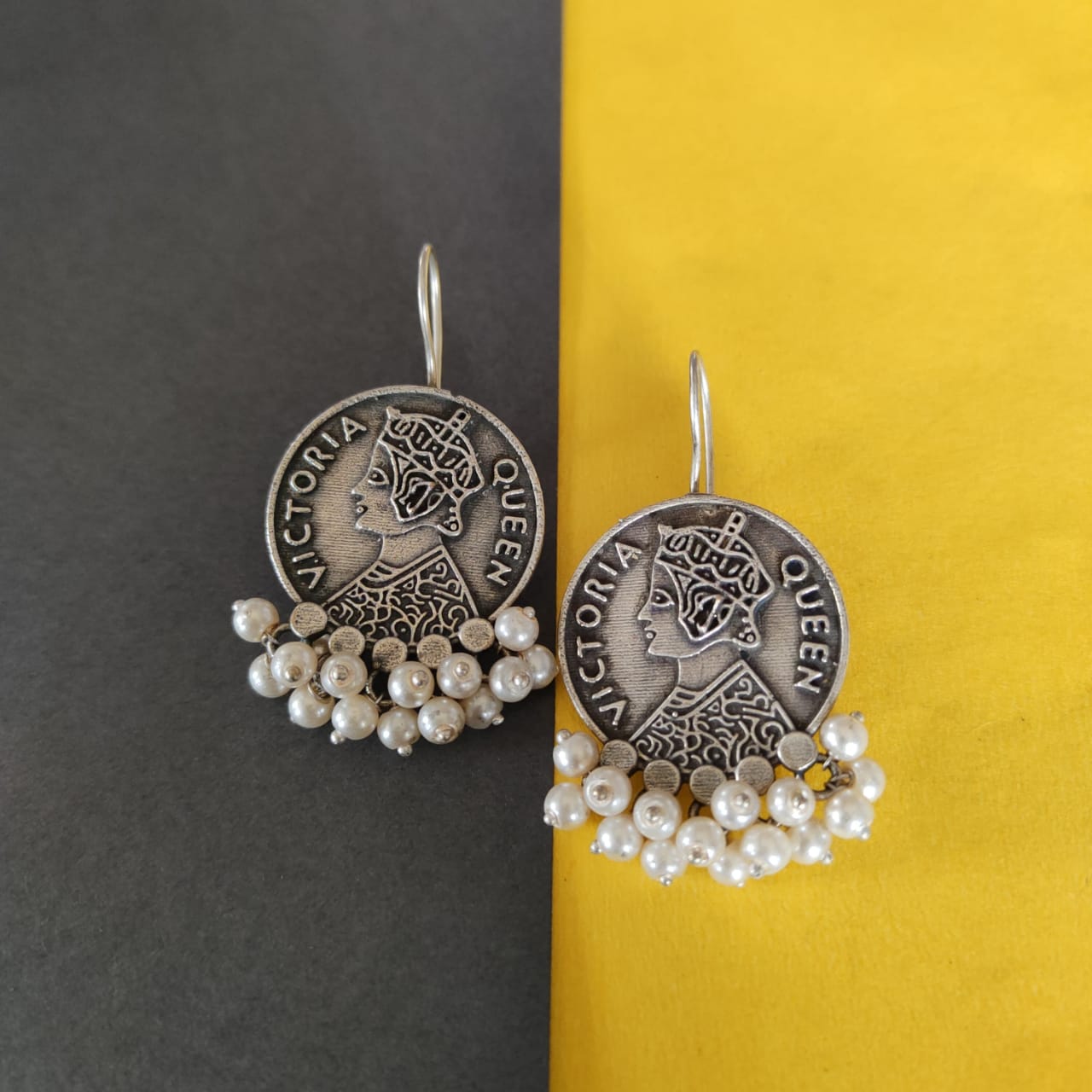 Fashion German Silver Earrings