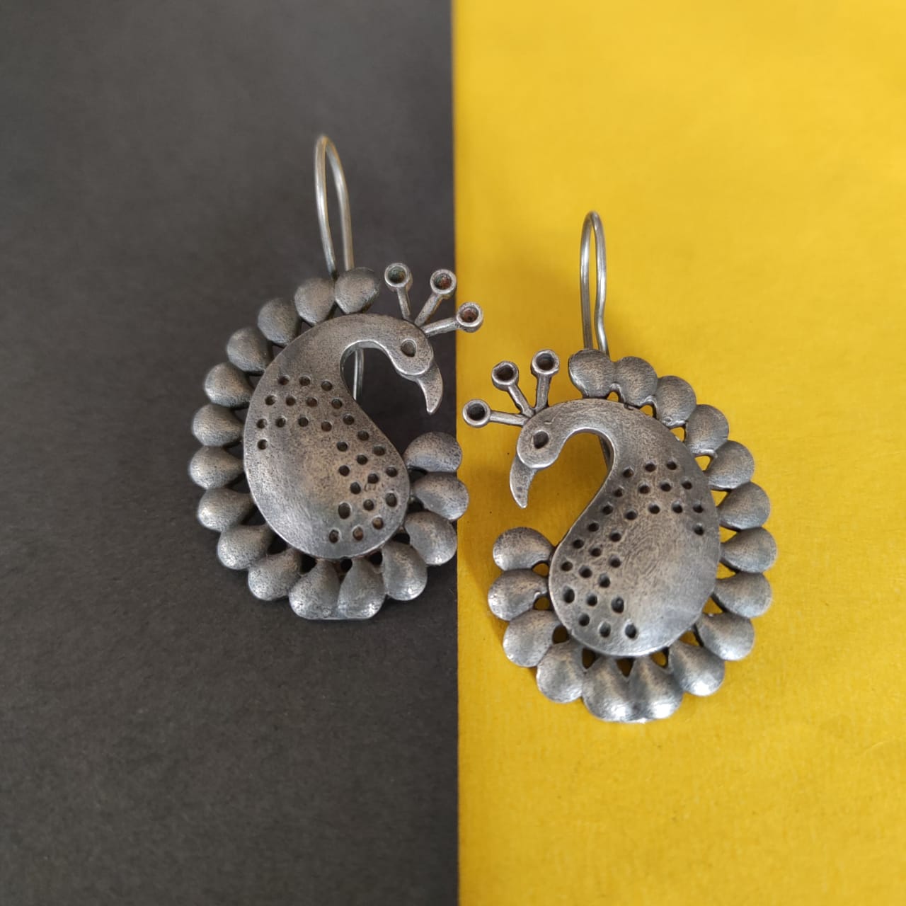 Fashion German Silver Earrings