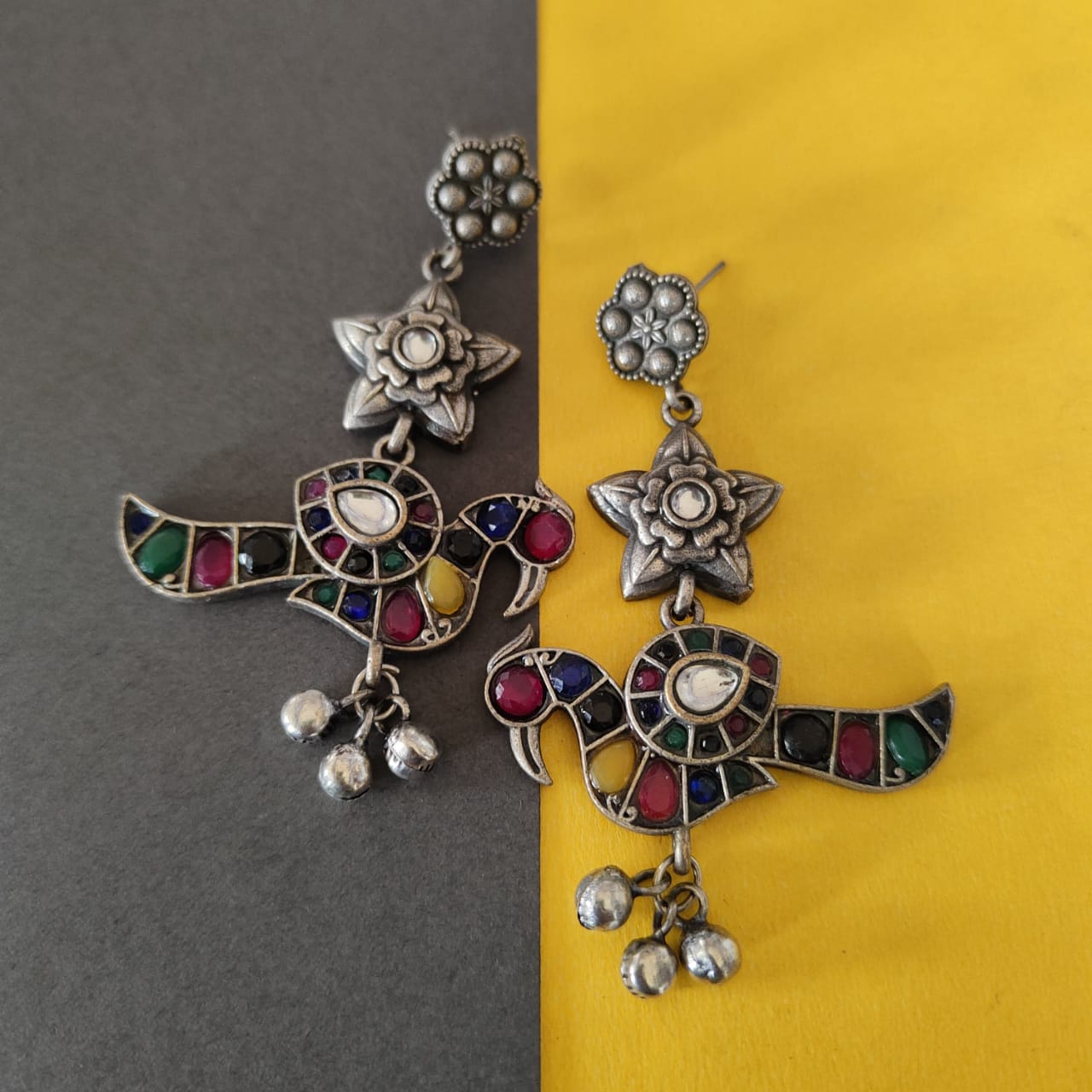 Fashion German Silver Earrings