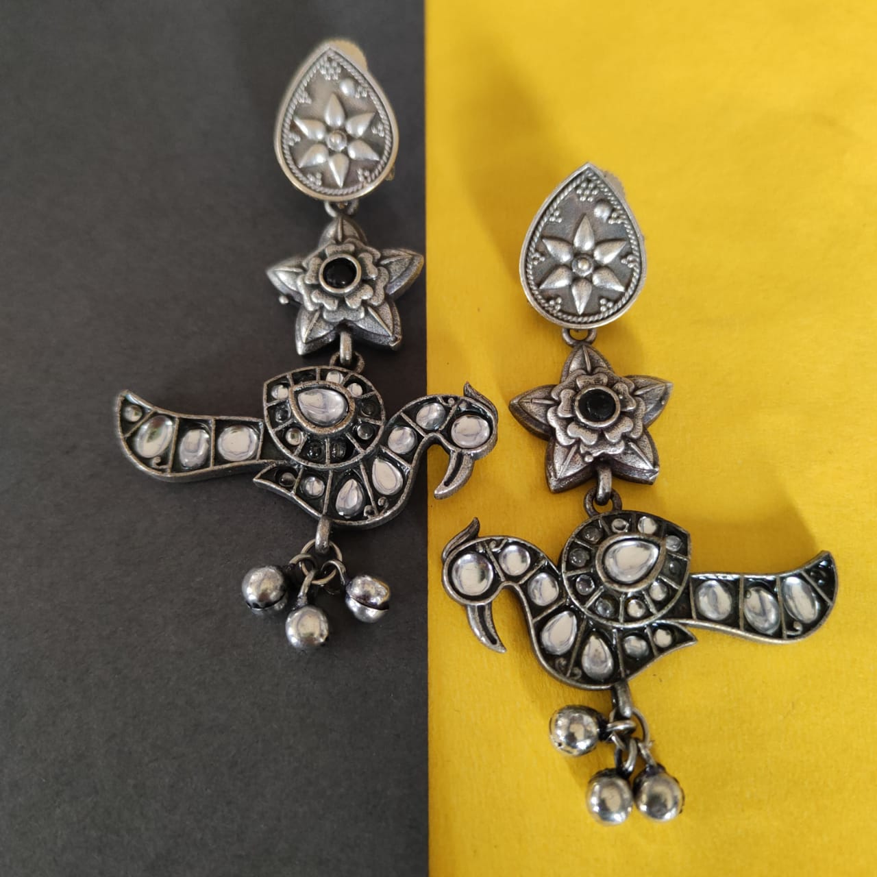 Fashion German Silver Earrings