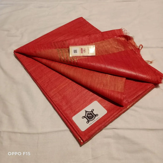 Ghicha Tussar Silk Saree DESI WEAVES