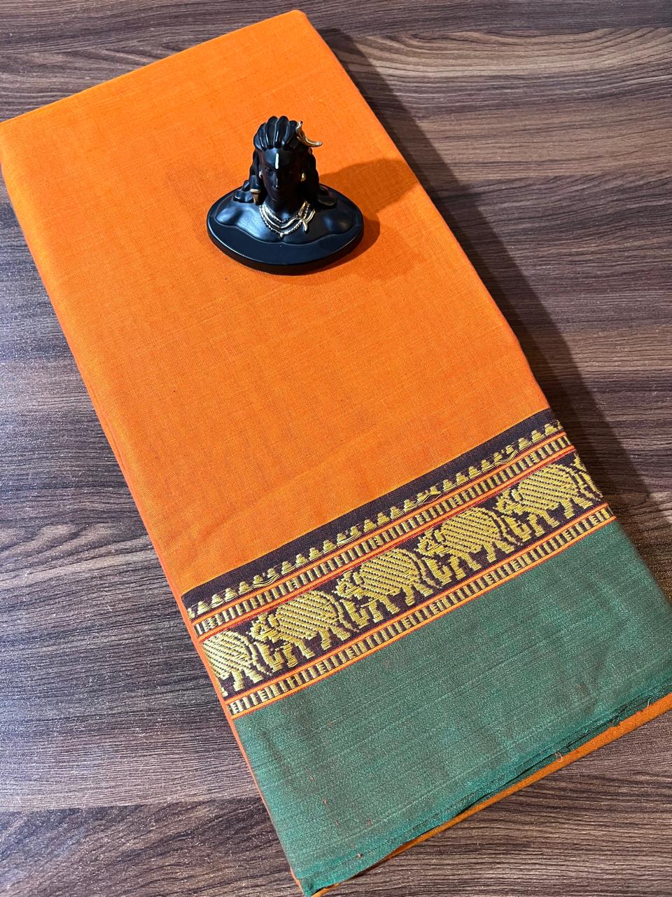 Handloom cotton saree- desi weaves