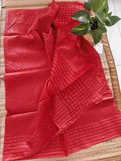 silk cotton dupatta online - desi weaves