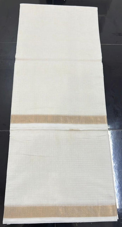 white kota doria saree - desi weaves