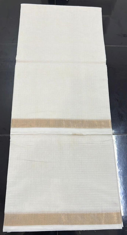 white kota doria saree - desi weaves