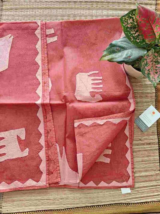 Applique Stitch Cotton Dupatta