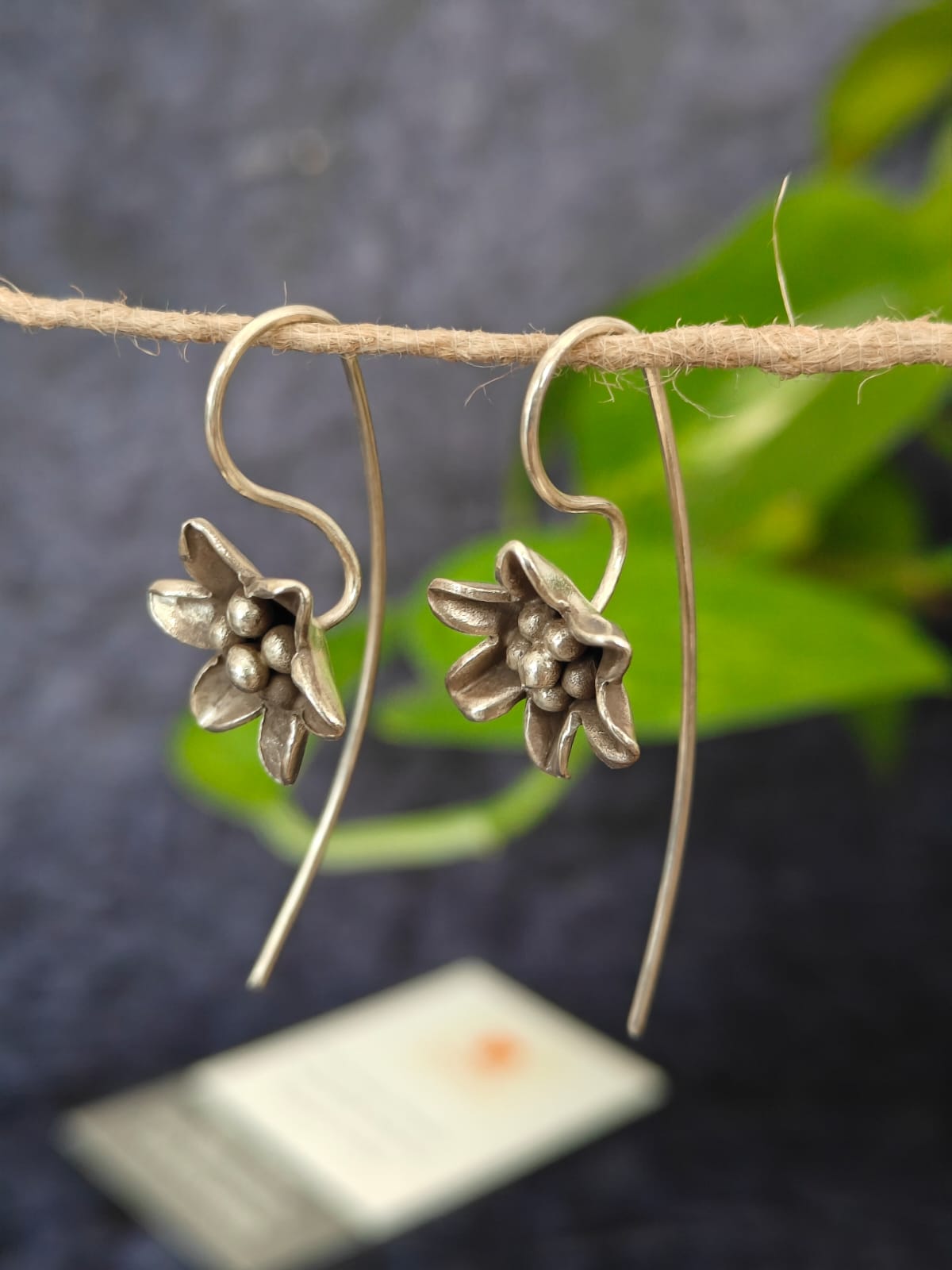 925 silver earrings online in India - Desi Weaves