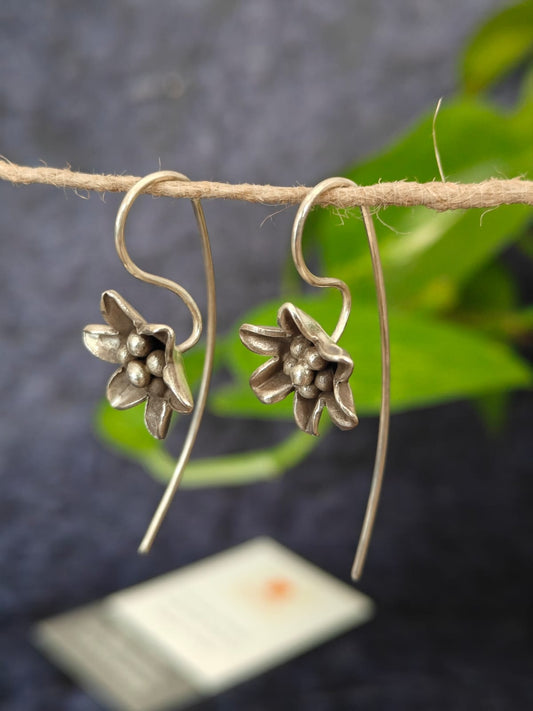 925 silver earrings online in India - Desi Weaves