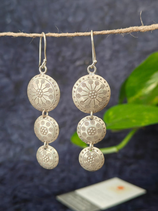 925 silver earrings online in India - Desi Weaves